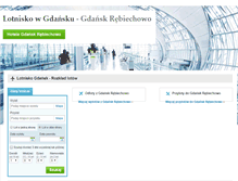 Tablet Screenshot of lotniskogdansk.com.pl